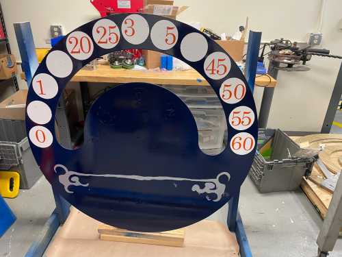 Start of numbers paint